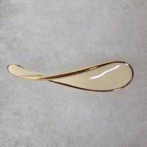 Monet Gold-Tone Vintage Abstract Pin Brooch